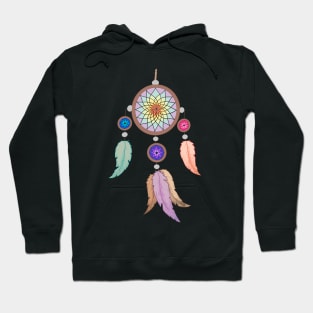 Pastel Rainbow Dream Catcher Hoodie